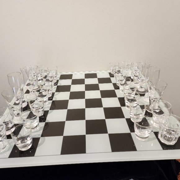 Shot Glass Chess Set - Picture 2 of 8